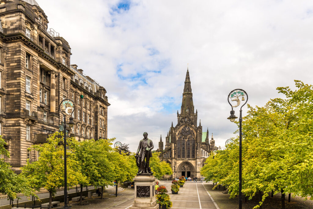View of central Glasgow